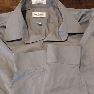 Van Heusen Men's Classic Gray Dress Shirt